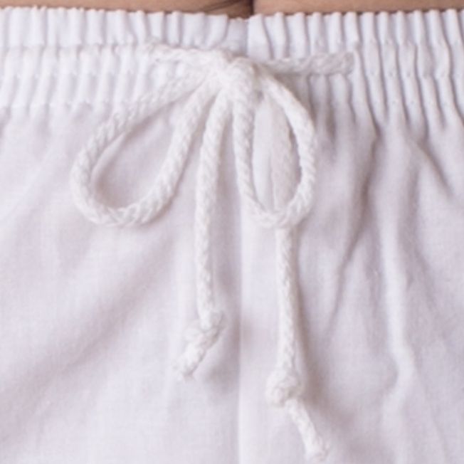 Pantalón algodón Blanco